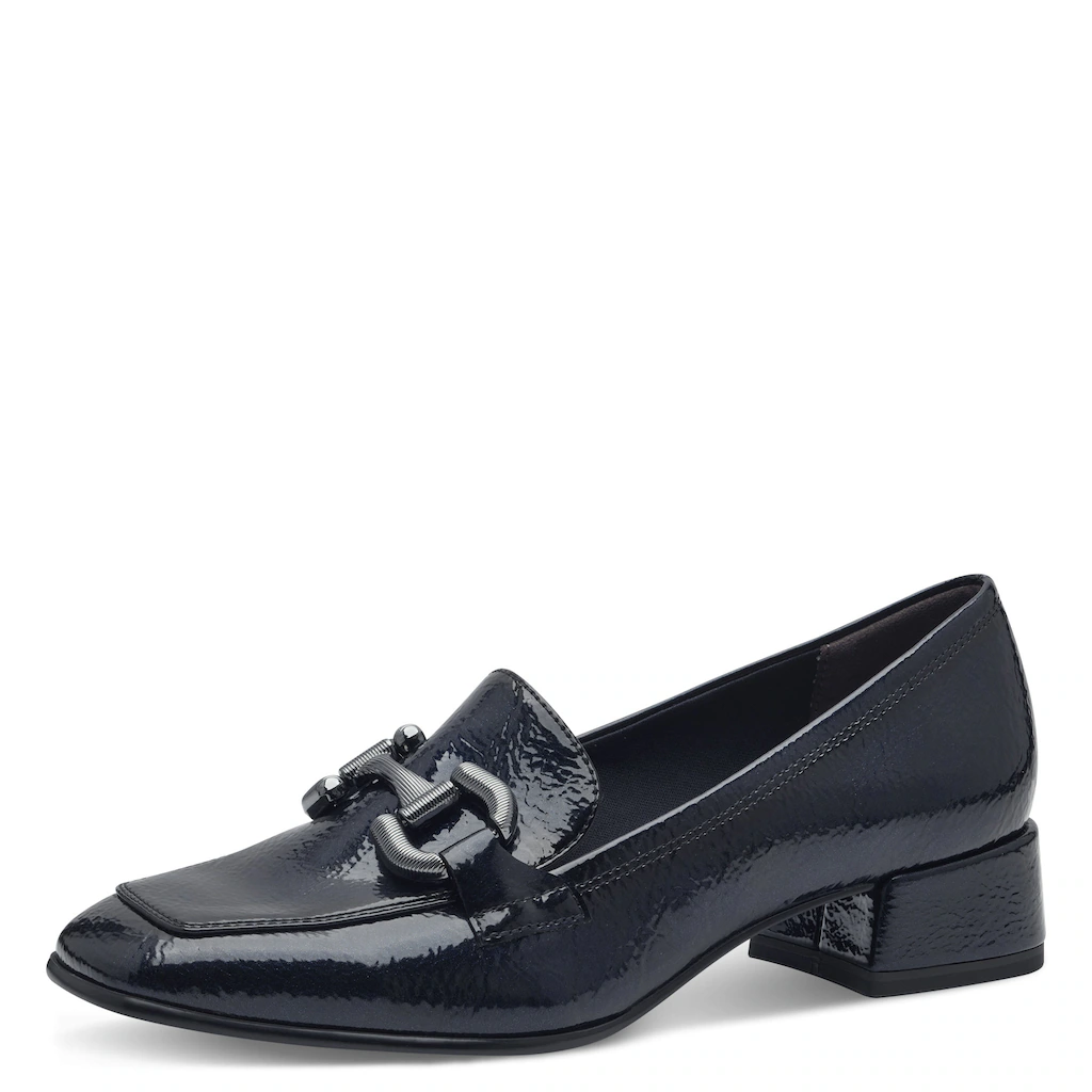 Tamaris Slipper, Blockabsatz, Pumps, Businessschuh mit modischer Zierspange günstig online kaufen