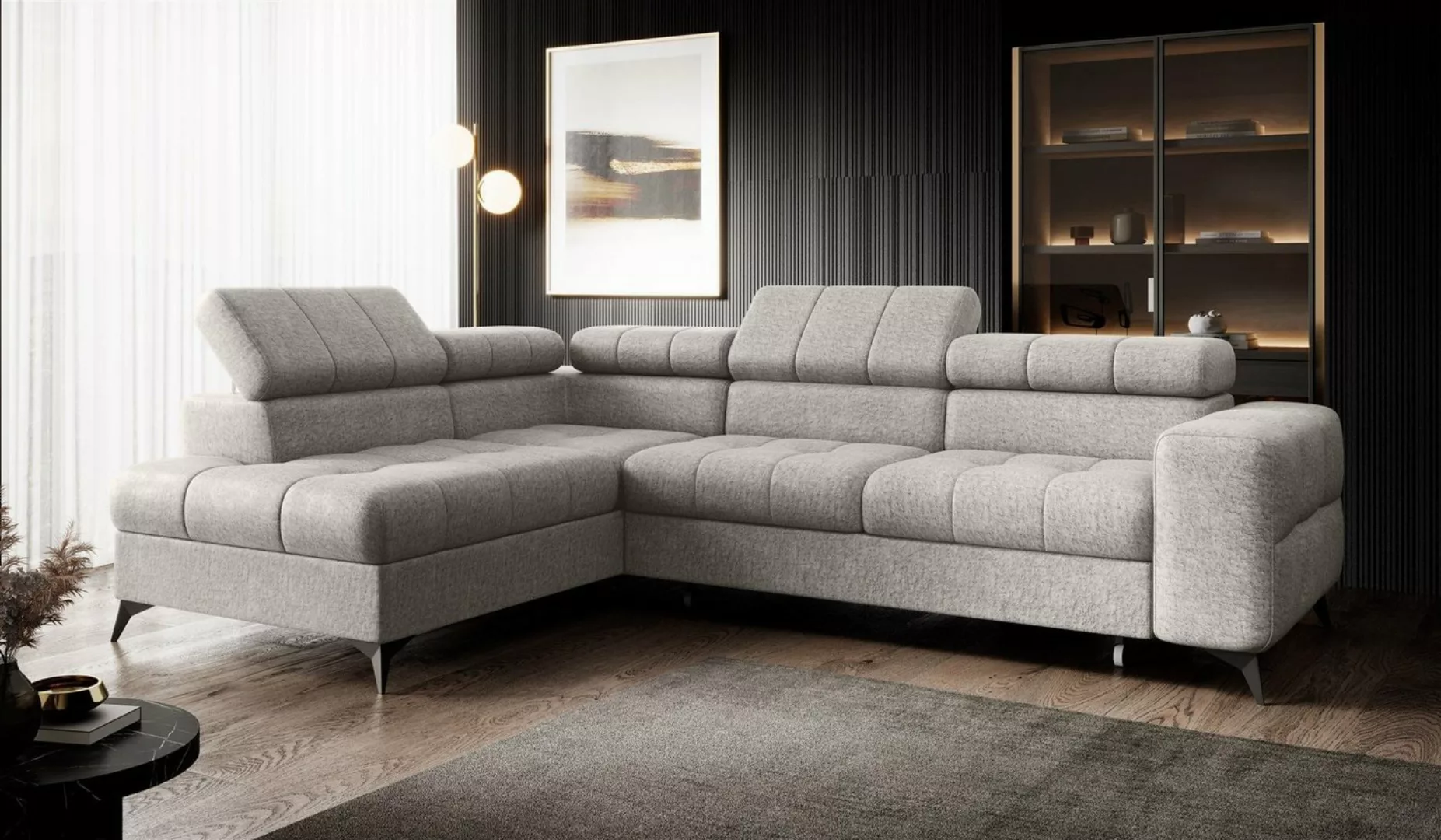 Fun Möbel Ecksofa Schlafsofa Sofa SPARKS in Stoff Infinity, Einstellbare Ko günstig online kaufen