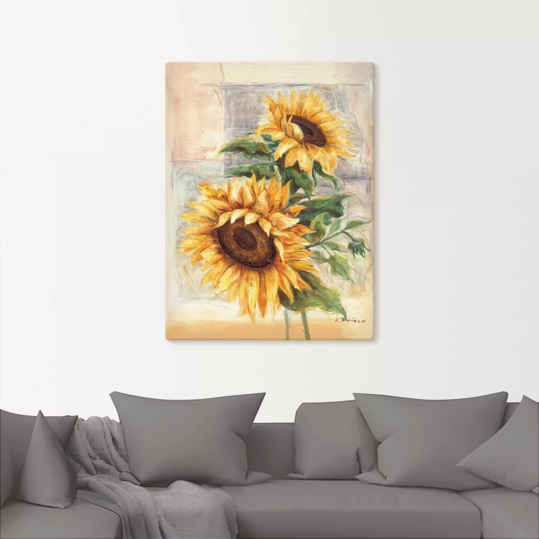 Artland Wandbild »Sonnenblumen II«, Blumen, (1 St.), als Alubild, Outdoorbi günstig online kaufen