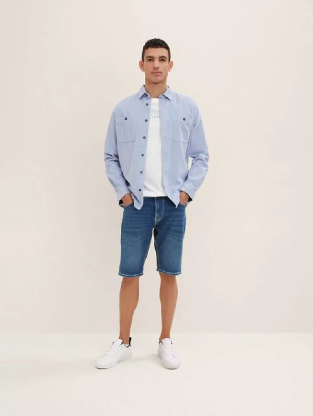 Tom Tailor Herren Jeans Short JOSH Regular Slim Fit günstig online kaufen