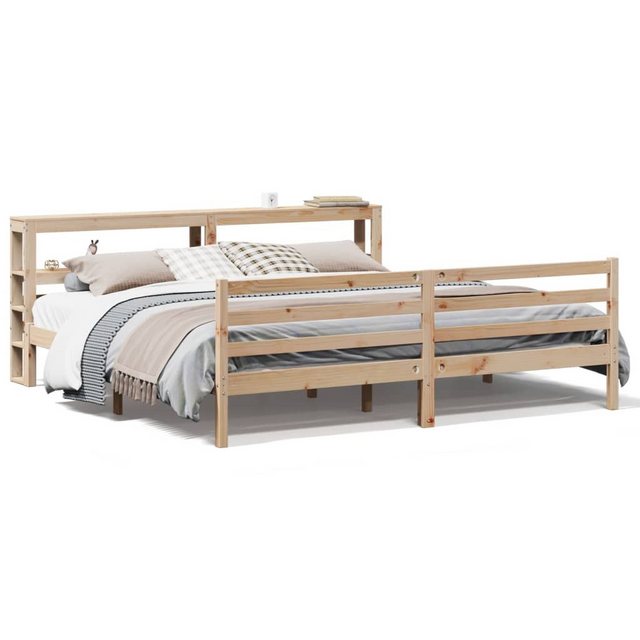 vidaXL Bett, Massivholzbett ohne Matratze 180x200 Kiefernholz günstig online kaufen