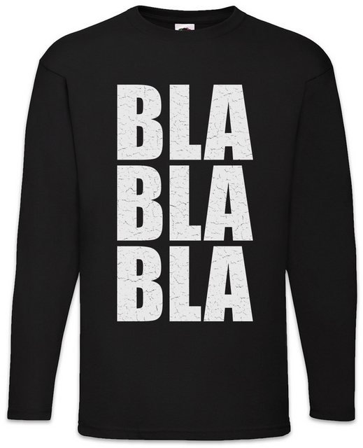 Urban Backwoods Langarmshirt Bla Bla Bla I Langarm T-Shirt Fun Reden Quasse günstig online kaufen