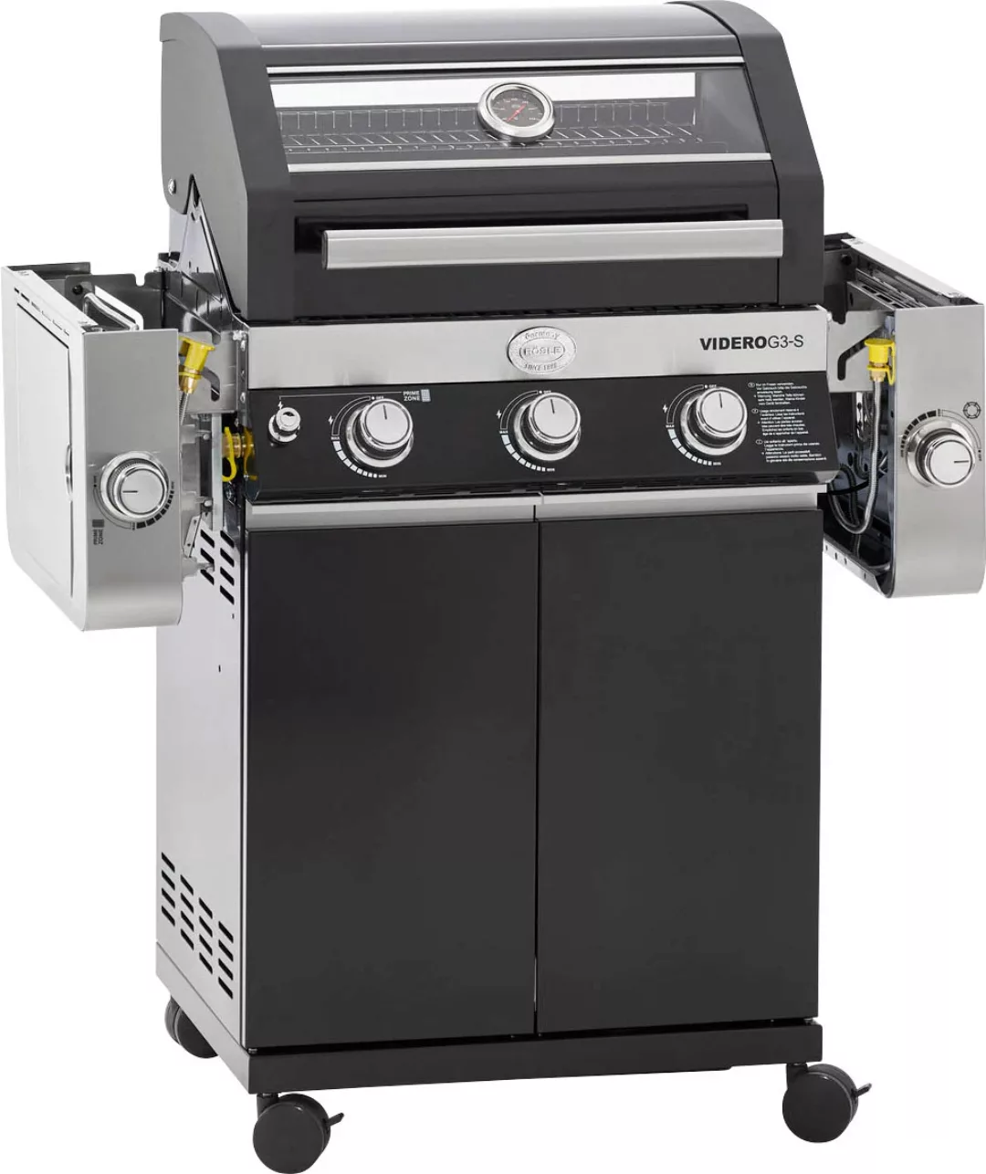 Rösle Gasgrill BBQ-Station Videro G3-S Vario+ 50mbar 3 Brenner und Seitenbr günstig online kaufen