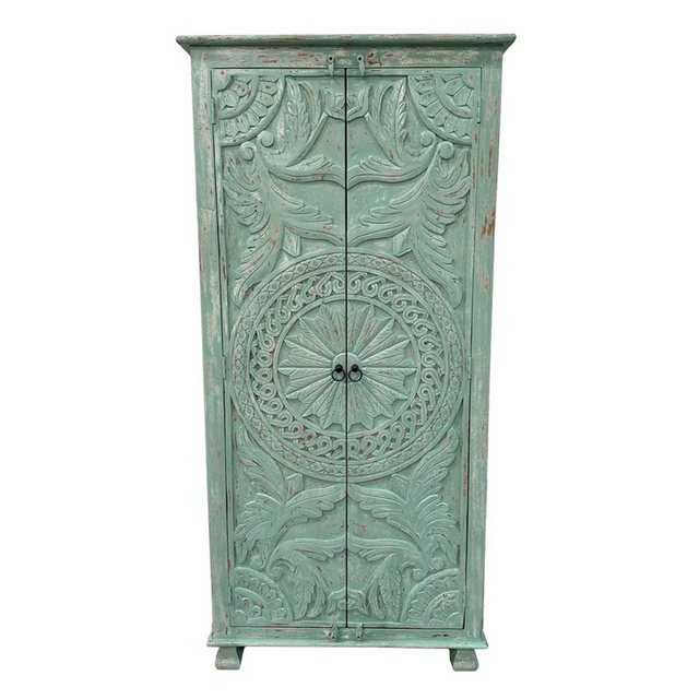 Oriental Galerie Mehrzweckschrank Mintfarbener Schrank Jerin Indien 190cm W günstig online kaufen