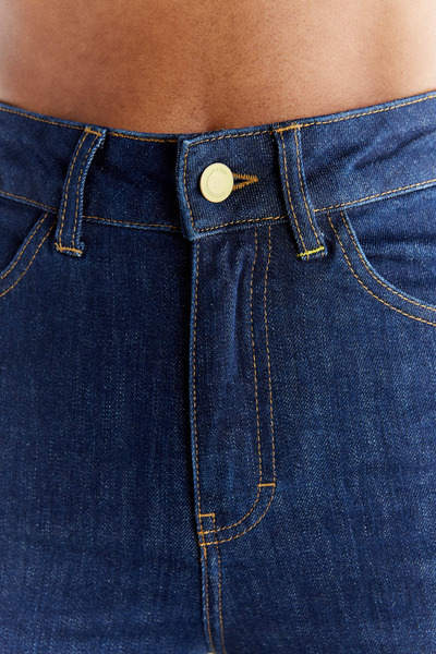 Evermind - Damen Regular Fit Jeans Aus Bio-baumwolle Wl1009 günstig online kaufen