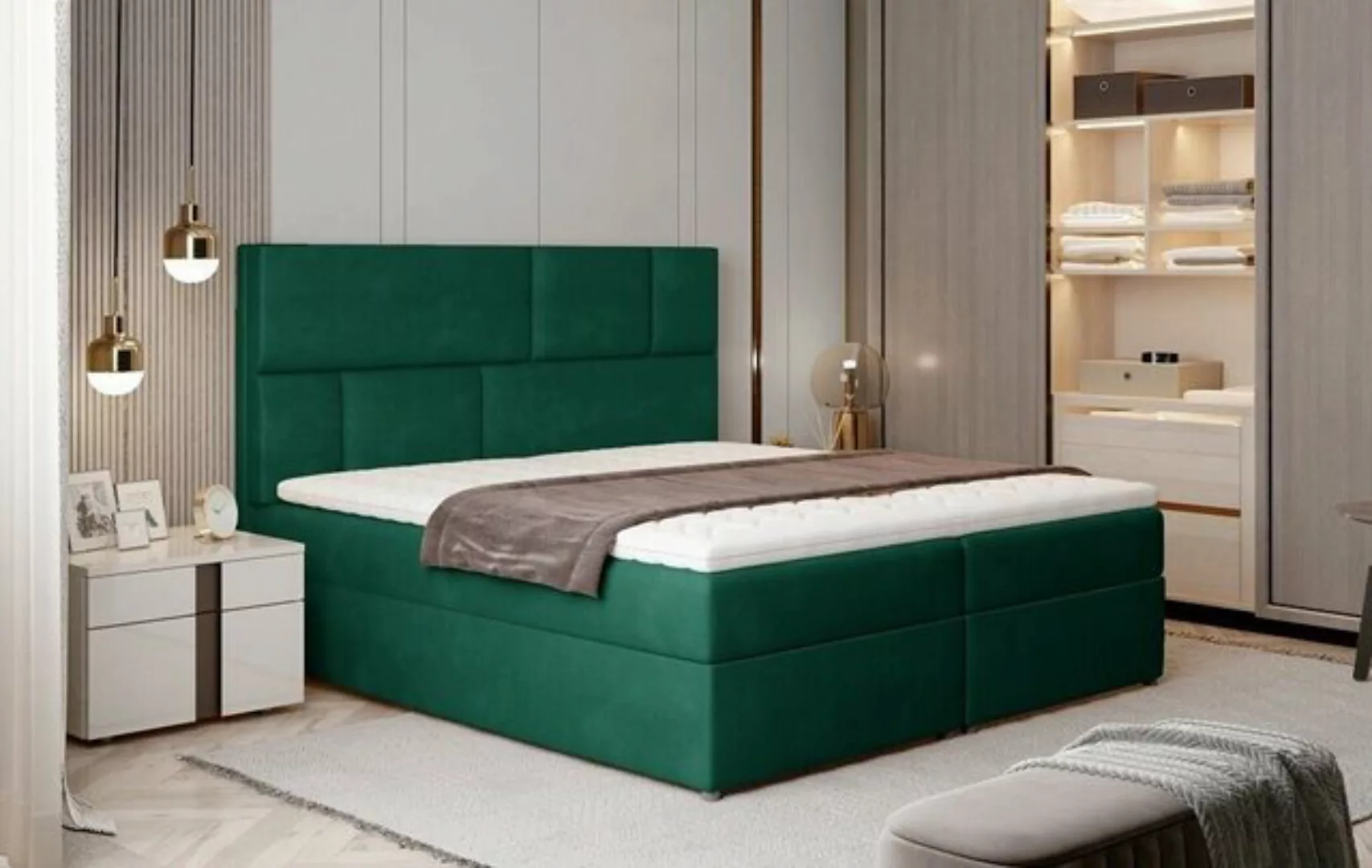 JVmoebel Bett, Luxus Designer Polsterbett Bett Betten Designerbett Boxsprin günstig online kaufen