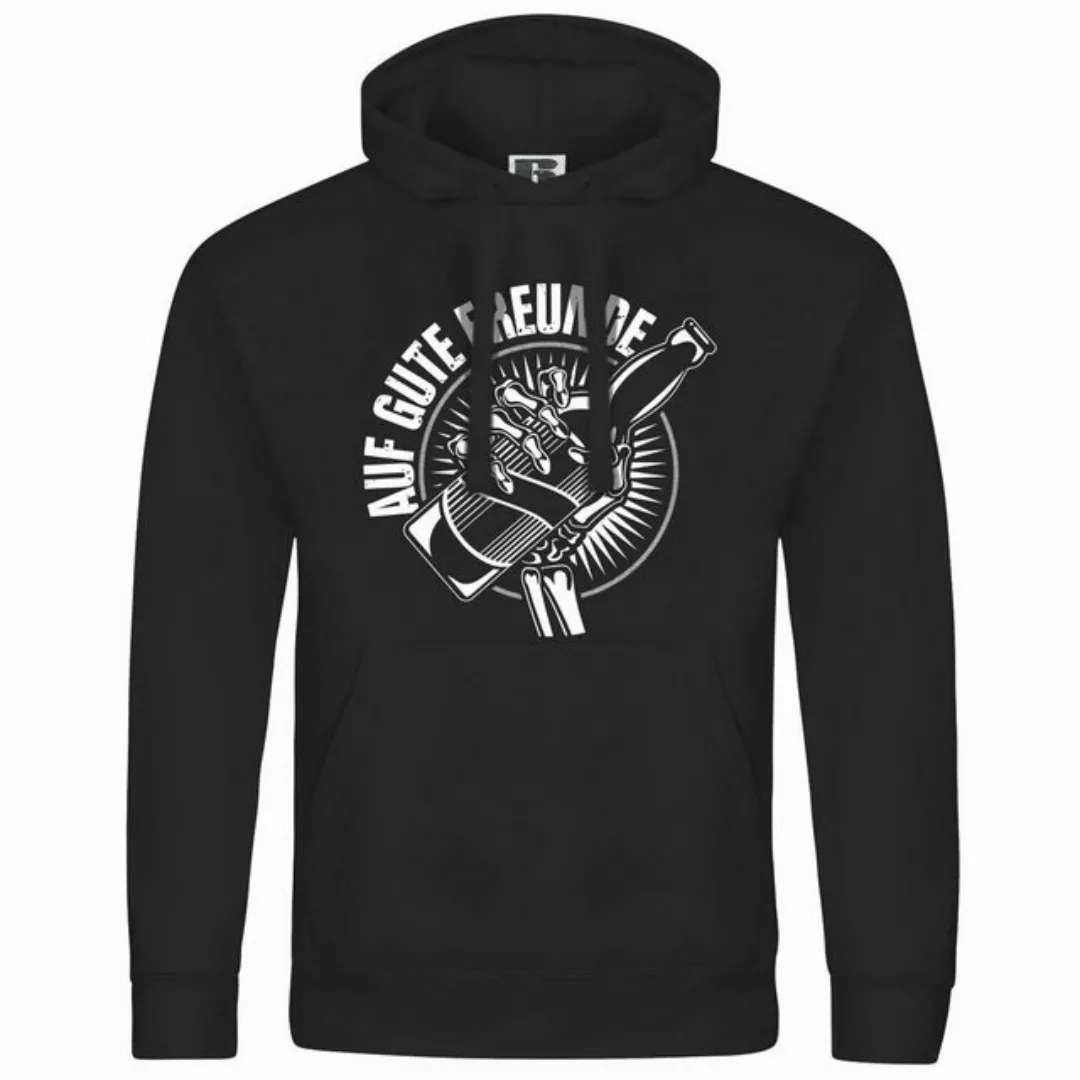 deinshirt Kapuzenpullover Herren Kapuzenpullover Auf gute Freunde Mit Print günstig online kaufen