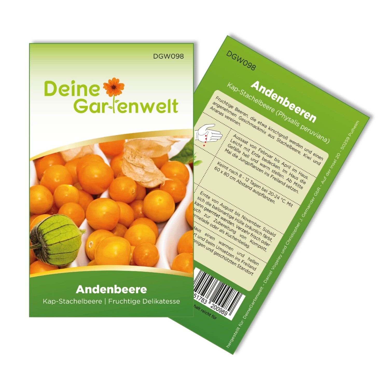 Deine Gartenwelt Andenbeere Kapstachelbeere Samen günstig online kaufen
