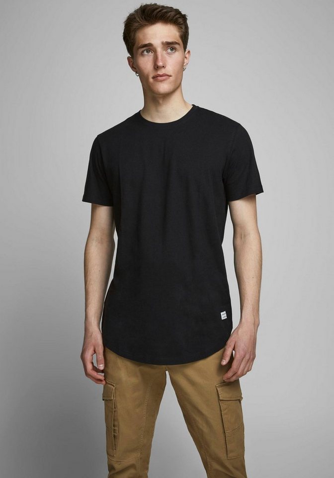 Jack & Jones Herren Rundhals T-Shirt JJENOA Regular Fit günstig online kaufen