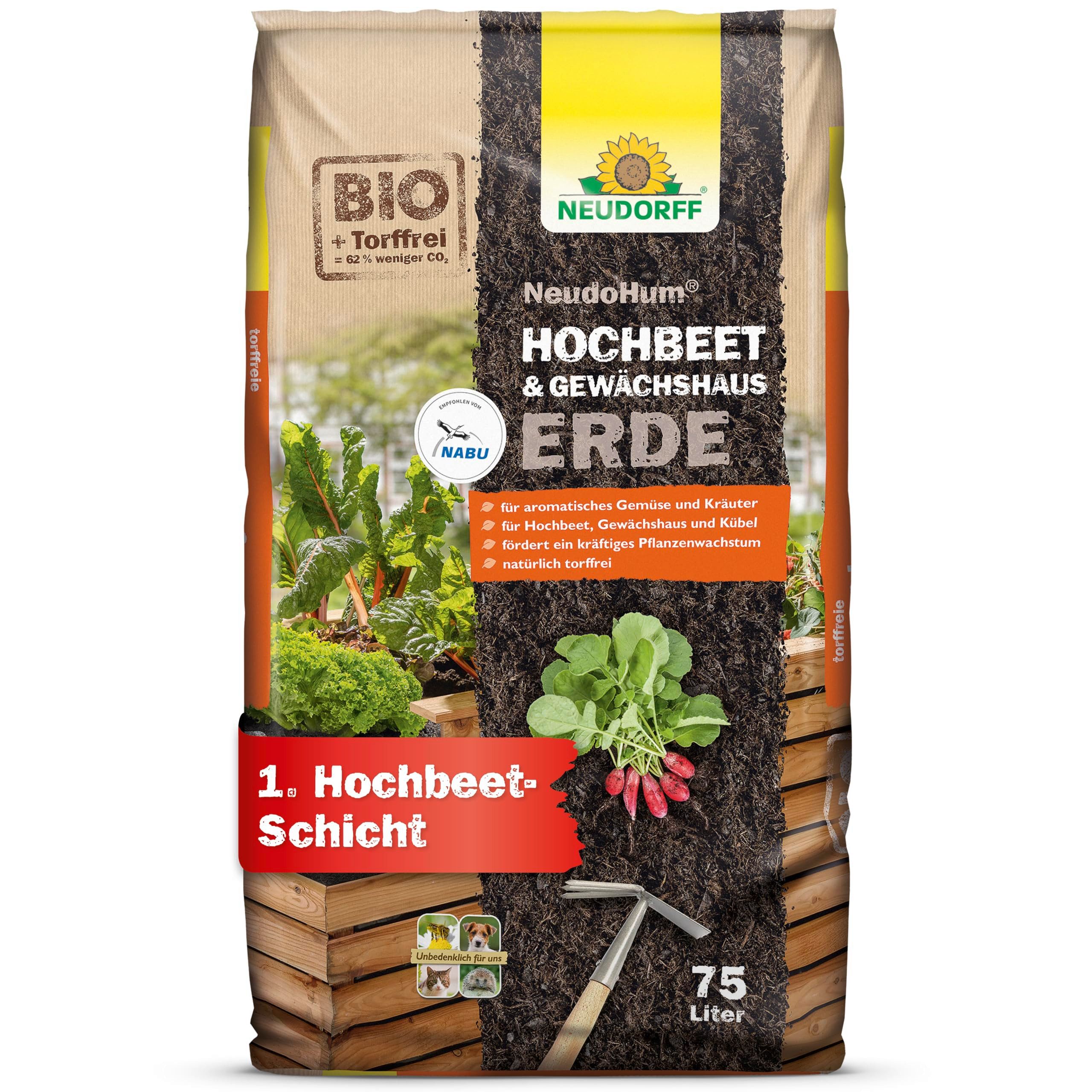 Neudorff Bio-Erde NeudoHum Bio Hochbeet-und GewächshausErde günstig online kaufen