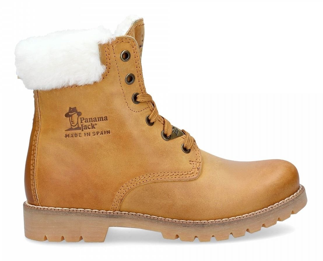 Panama Jack Winterboots, mit Lammfellkragen günstig online kaufen