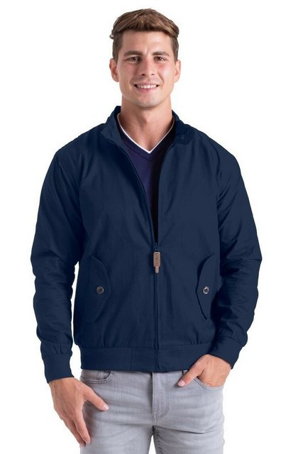 BlauerHafen Jackett Herren Harrington Jacke Casual Classic Langarm Winter D günstig online kaufen