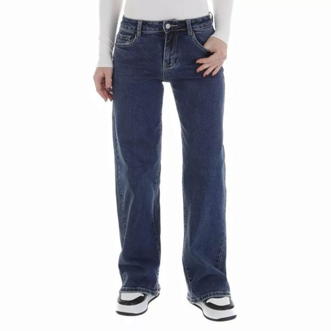 Ital-Design Weite Jeans Damen Freizeit (88836927) Used-Look Stretch Relaxed günstig online kaufen