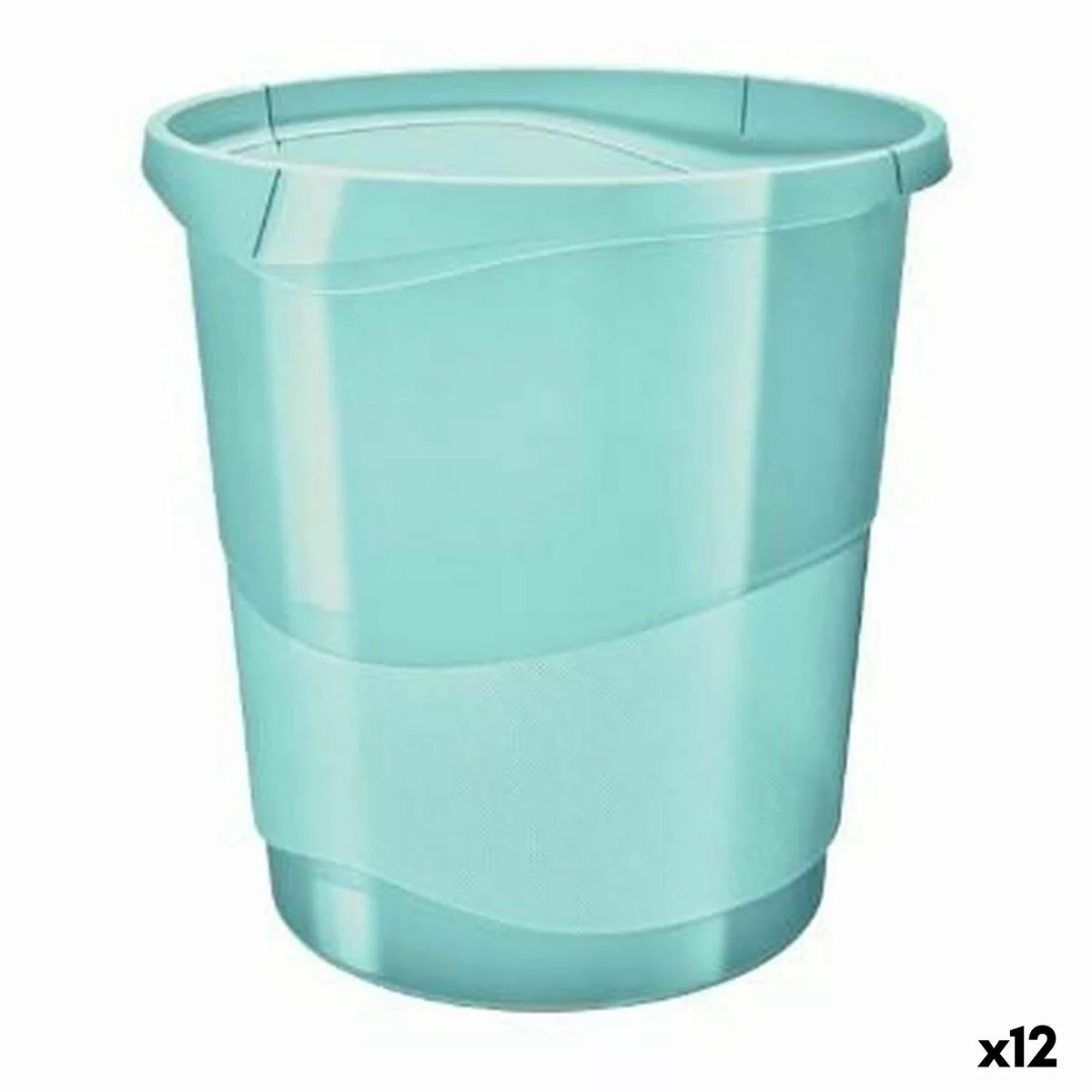 Papierkorb Esselte Durchsichtig Blau Polystyrol 14 L (12 Stück) günstig online kaufen