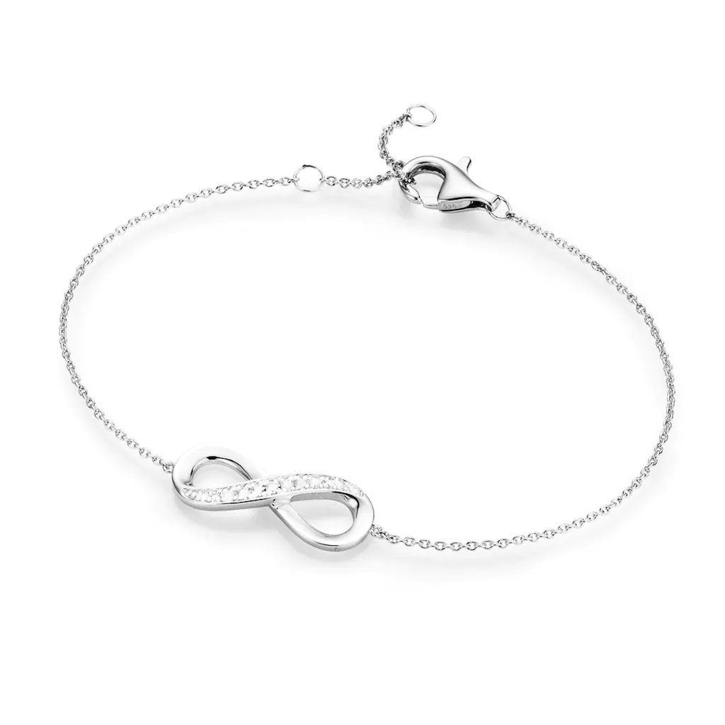 Smart Jewel Armband "Infinityzeichen als Mittelteil mit Zirkonia, Silber 92 günstig online kaufen