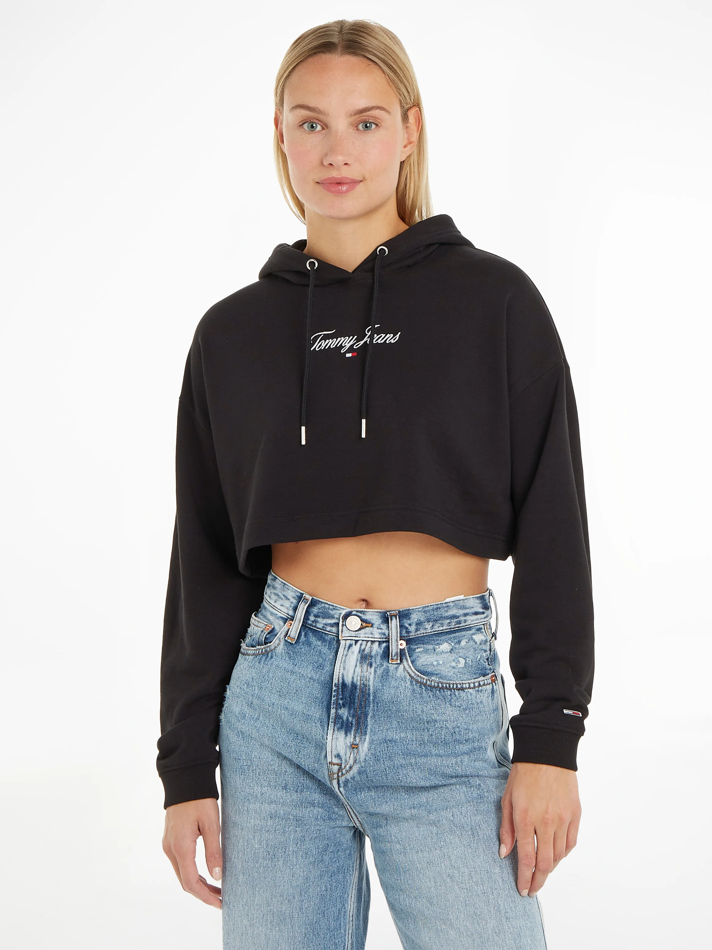 Tommy Jeans Kapuzensweatshirt "TJW CRP ESS 1 EMBRO HOODIE", mit Tommy Jeans günstig online kaufen