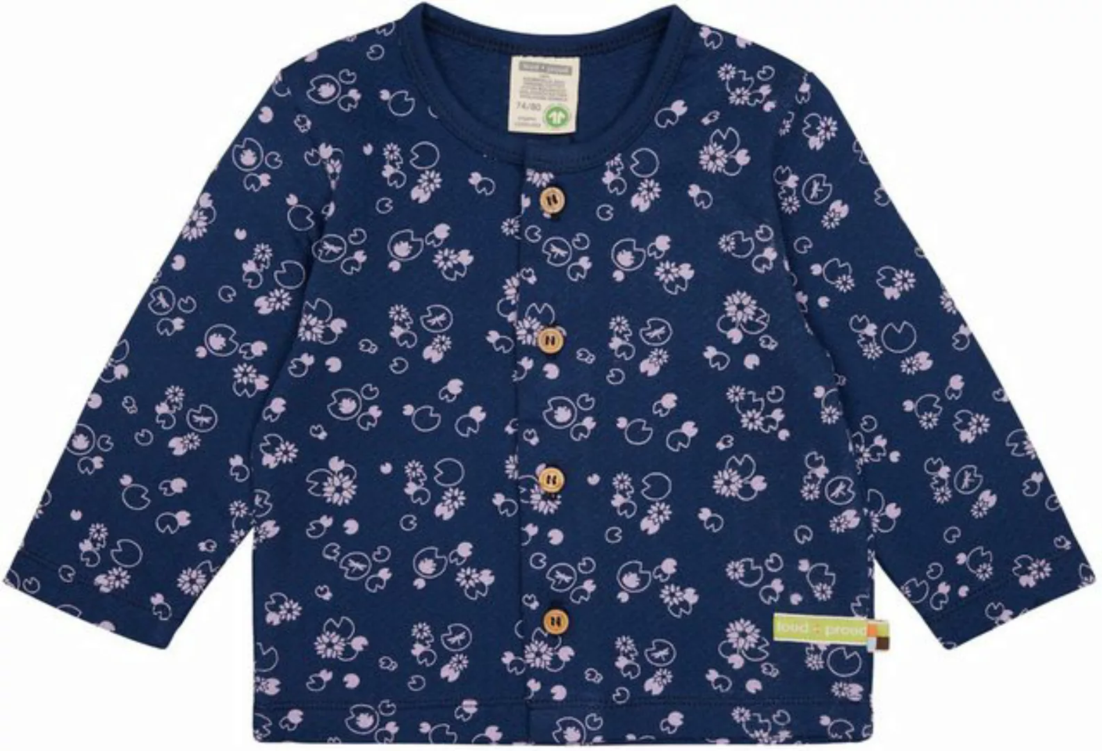 loud + proud Shirtjacke mit Knöpfen Bio Baumwolle günstig online kaufen