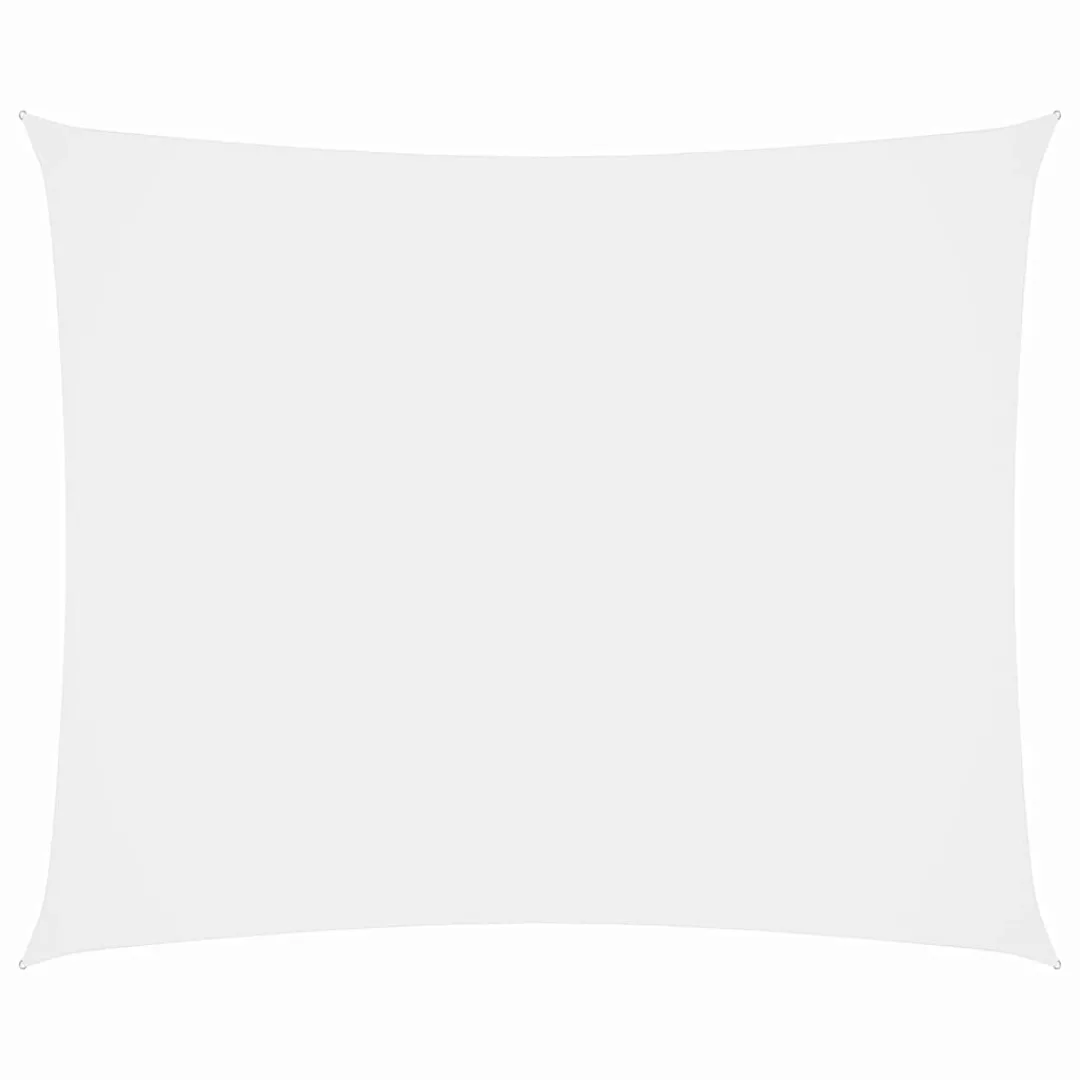 Sonnensegel Oxford-gewebe Rechteckig 5x6 M Weiß günstig online kaufen