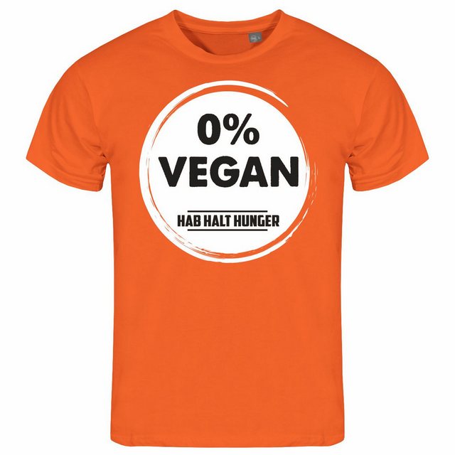 deinshirt Print-Shirt Herren T-Shirt Null Prozent VEGAN Funshirt mit Motiv günstig online kaufen