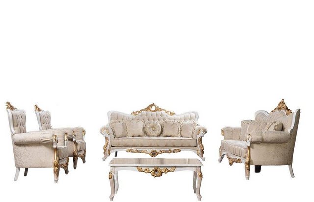 JVmoebel Sofa Sofagarnitur 3211 Sitz Set Design Sofa Polster Couchen Luxus günstig online kaufen