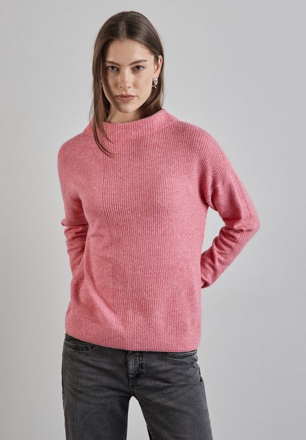 STREET ONE Strickpullover - Pullover mit Strukturmix günstig online kaufen