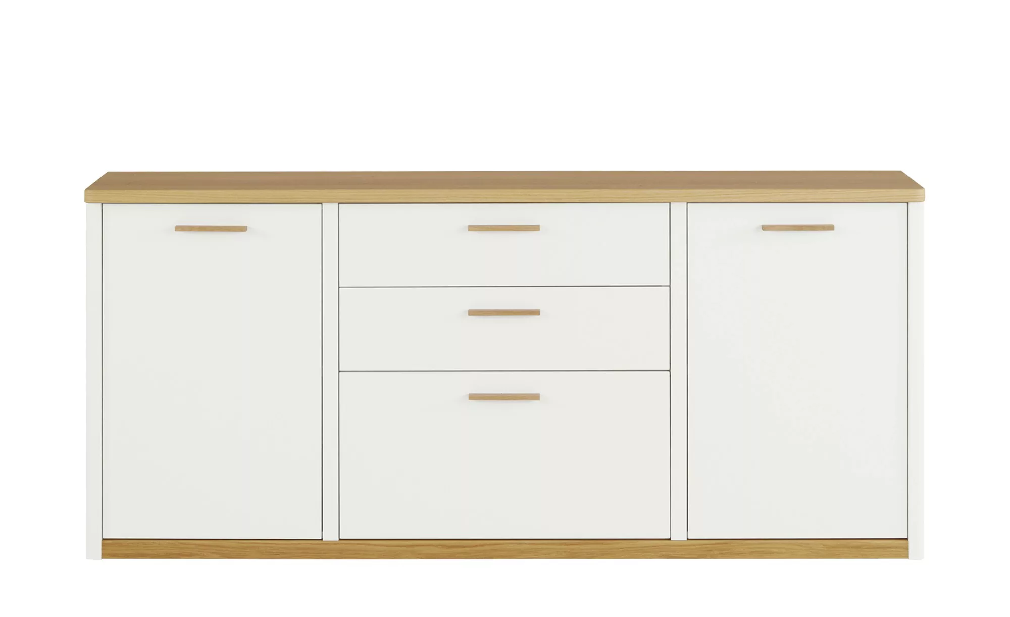 Wohnwert Sideboard  Libro plus ¦ weiß ¦ Maße (cm): B: 143 H: 78 T: 41 Kommo günstig online kaufen