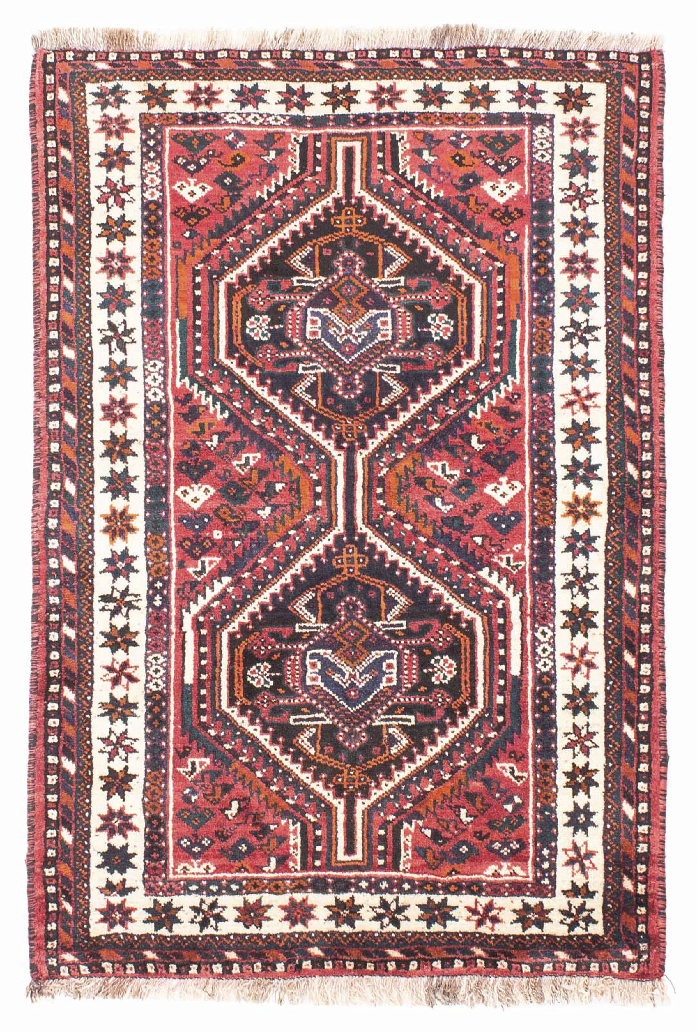 morgenland Orientteppich »Perser - Nomadic - 155 x 110 cm - rot«, rechtecki günstig online kaufen