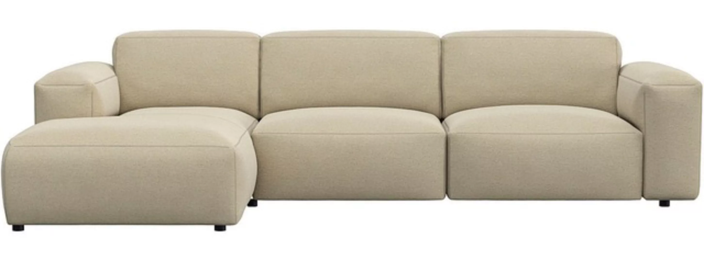 FLEXLUX Ecksofa »Lucera bequem und komfortabel durch hochwertigen Sitzaufba günstig online kaufen