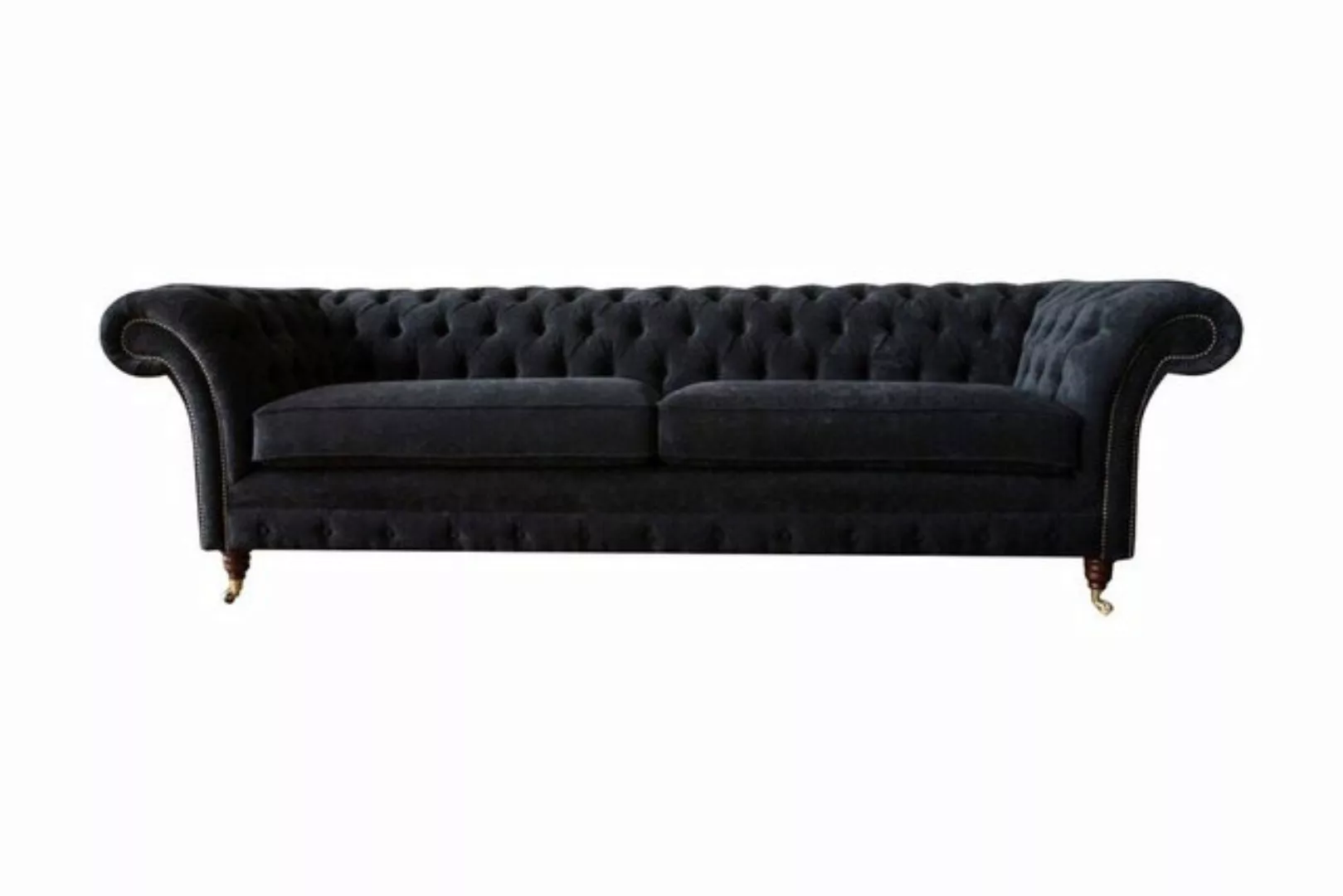 JVmoebel Sofa Design Sofa 4 Sitzer Polster Luxus Klassische Textil Chesterf günstig online kaufen