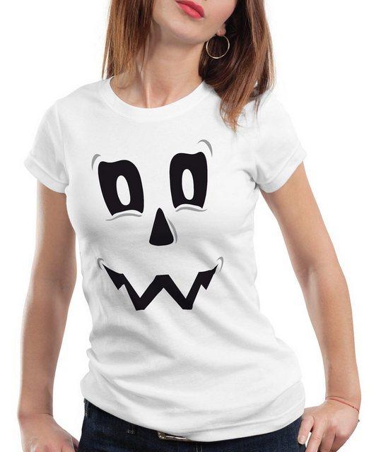 style3 T-Shirt Spuk Geist Halloween Fasching Kostüm Kürbis-Kopf Party Funsh günstig online kaufen