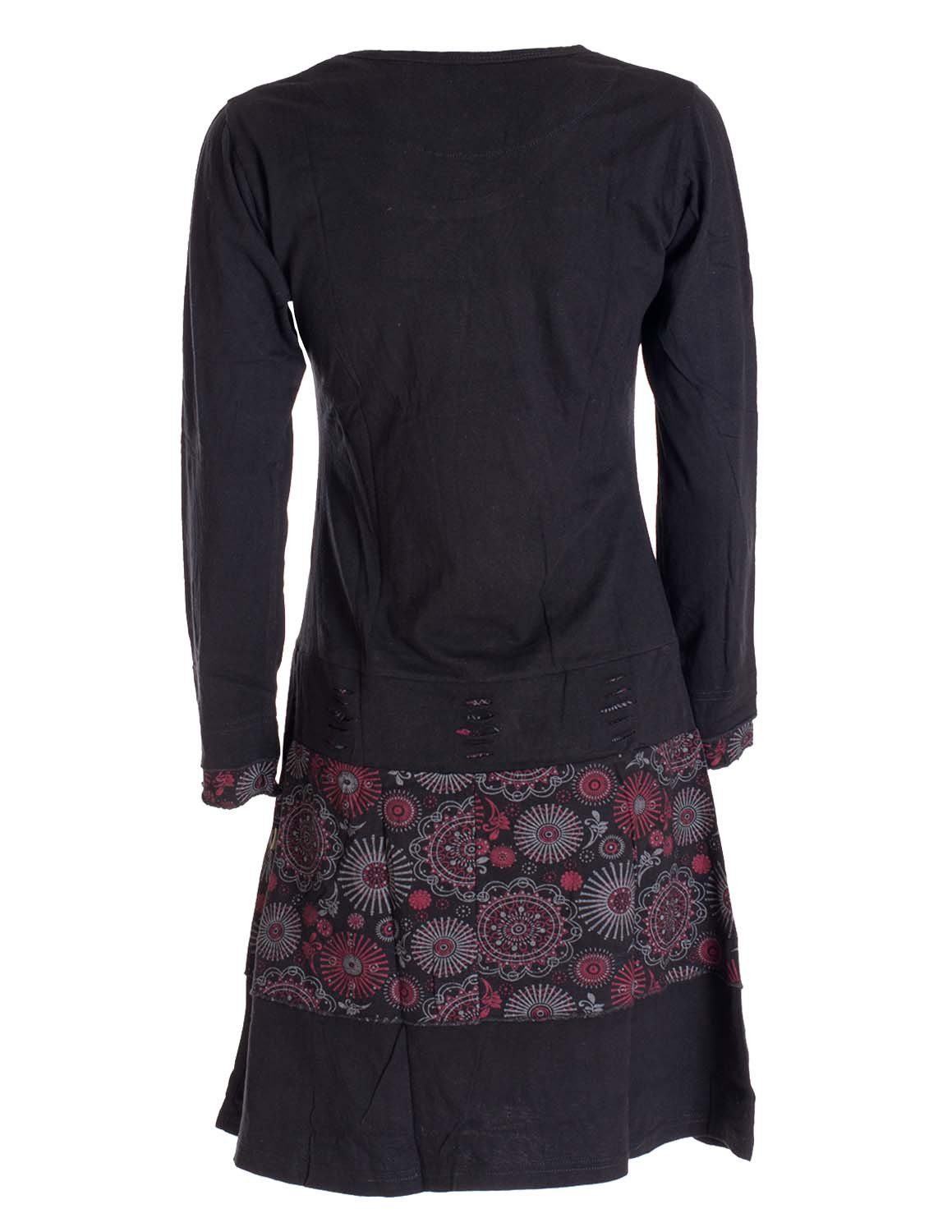 Vishes Midikleid Langarm Keid Mandala Druck günstig online kaufen