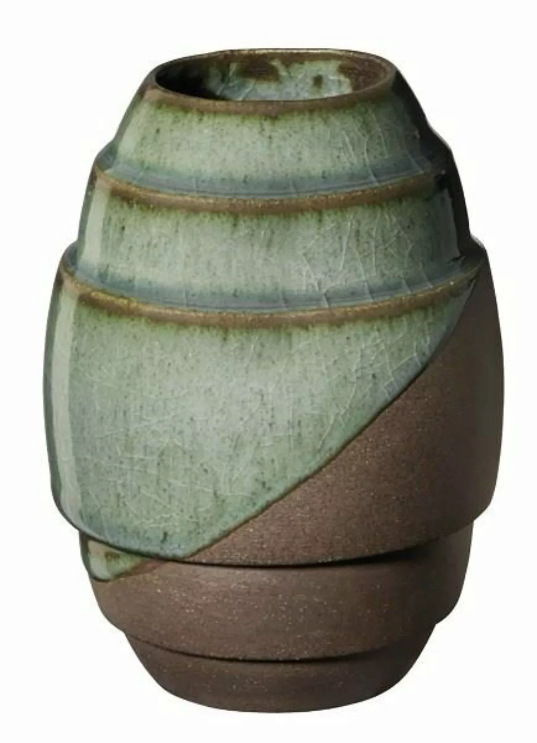 ASA Vasen Vase V grün/braun 12 cm (mehrfarbig) günstig online kaufen