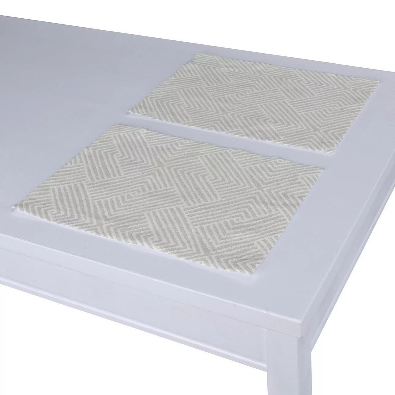 Tischset 2 Stck., grau-weiß, 30 x 40 cm, Sunny (143-43) günstig online kaufen