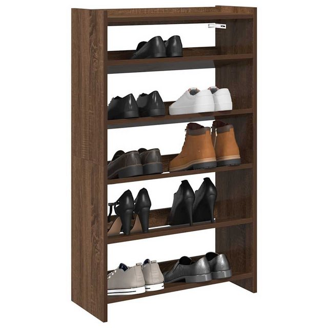 vidaXL Schuhschrank Schuhregal Braun Eichen-Optik 60x25x100 cm Holzwerkstof günstig online kaufen