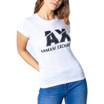 EAX  T-Shirt LOGO STRASS 8NYT86 Y8C7Z günstig online kaufen