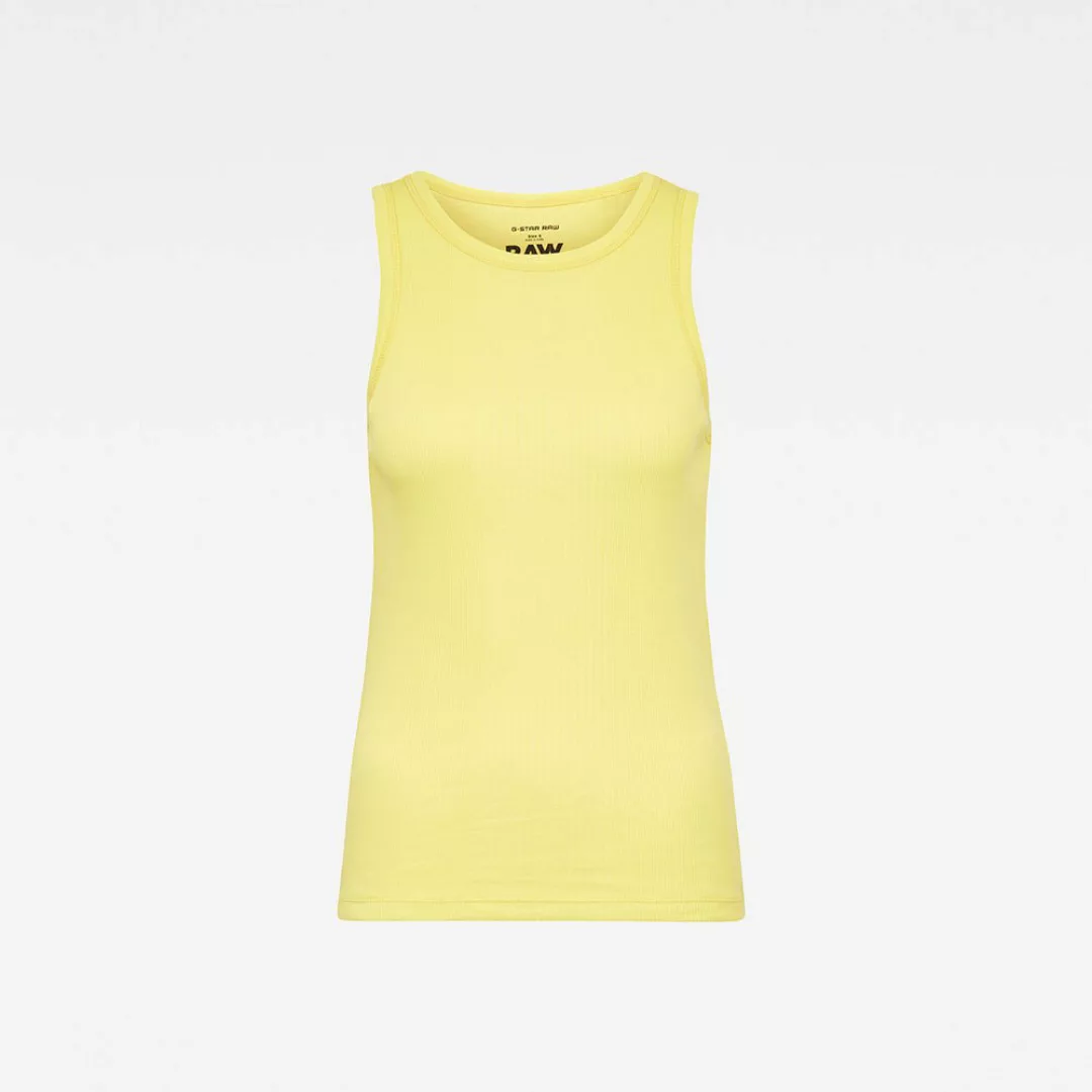 G-star Engineered Rib Ärmelloses T-shirt L Bright Yellow Cab günstig online kaufen