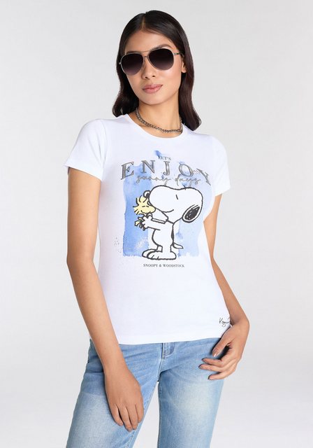 KangaROOS Kurzarmshirt mit lizensiertem Snoopy Print Originaldesign NEUE-KO günstig online kaufen