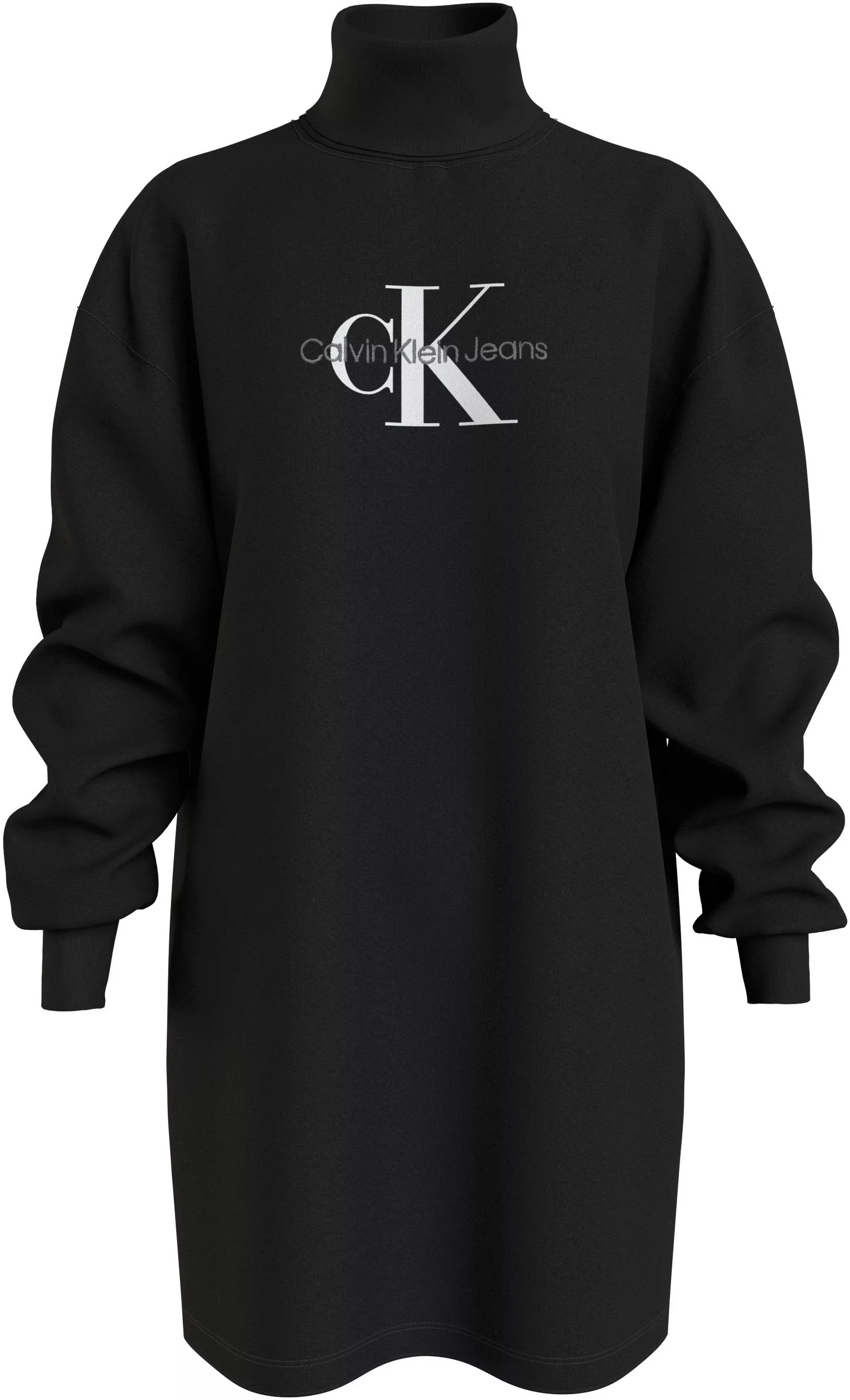 Calvin Klein Jeans Sweatkleid "MONOLOGO ROLL NECK DRESS" günstig online kaufen