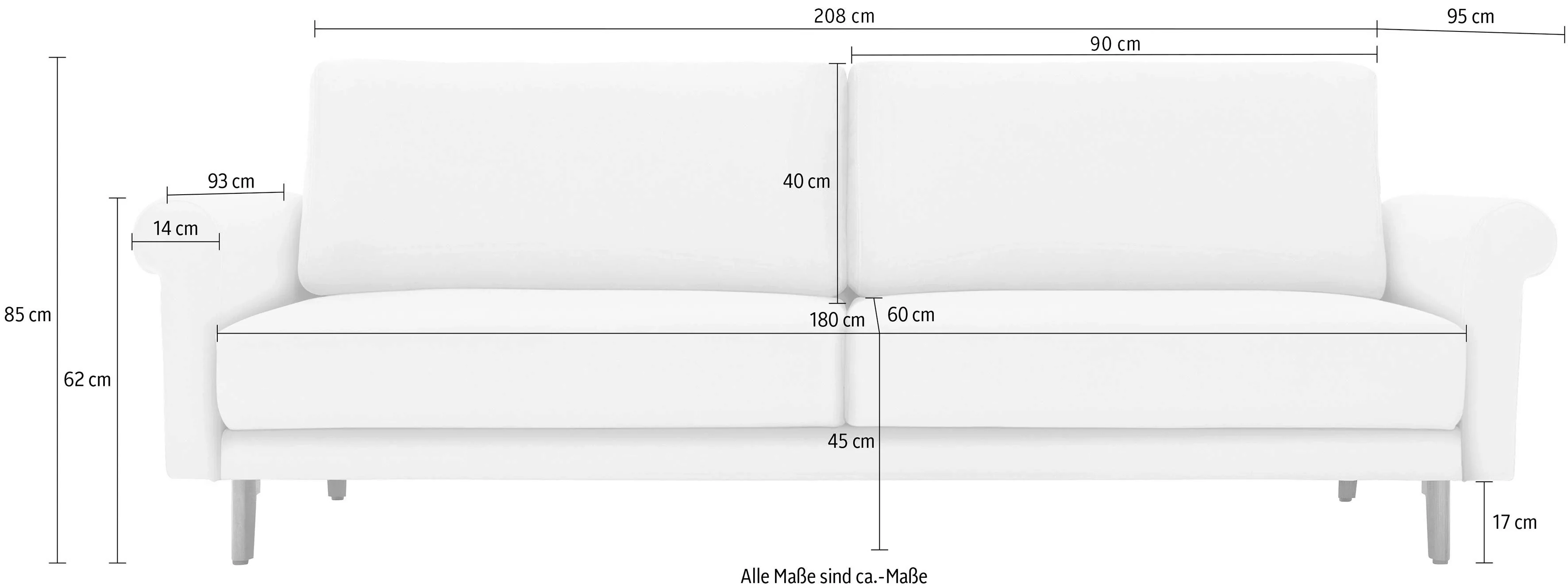 hülsta sofa 3-Sitzer "hs.450" günstig online kaufen