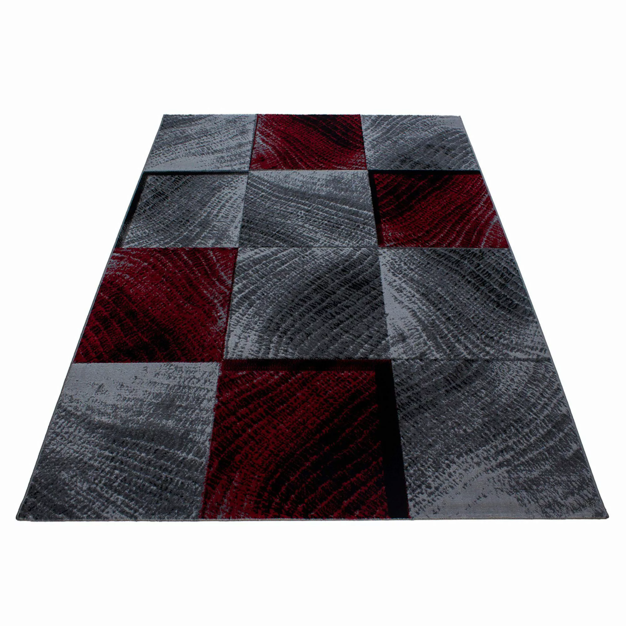 SIMPEX24 Designteppich Kariert Design, Läufer, Höhe: günstig online kaufen