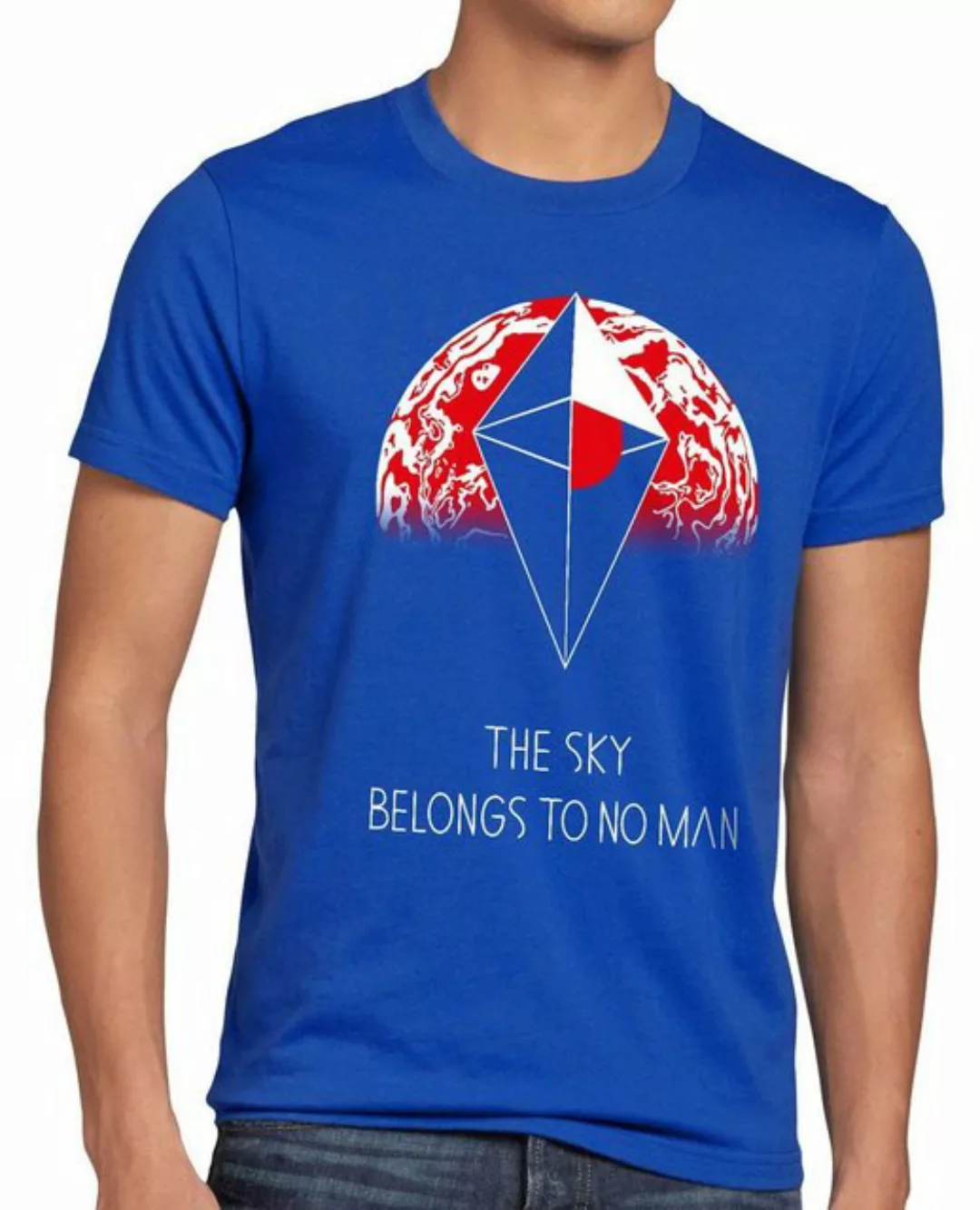 Print-Shirt Herren T-Shirt Sky belongs no man open world game weltraum reis günstig online kaufen