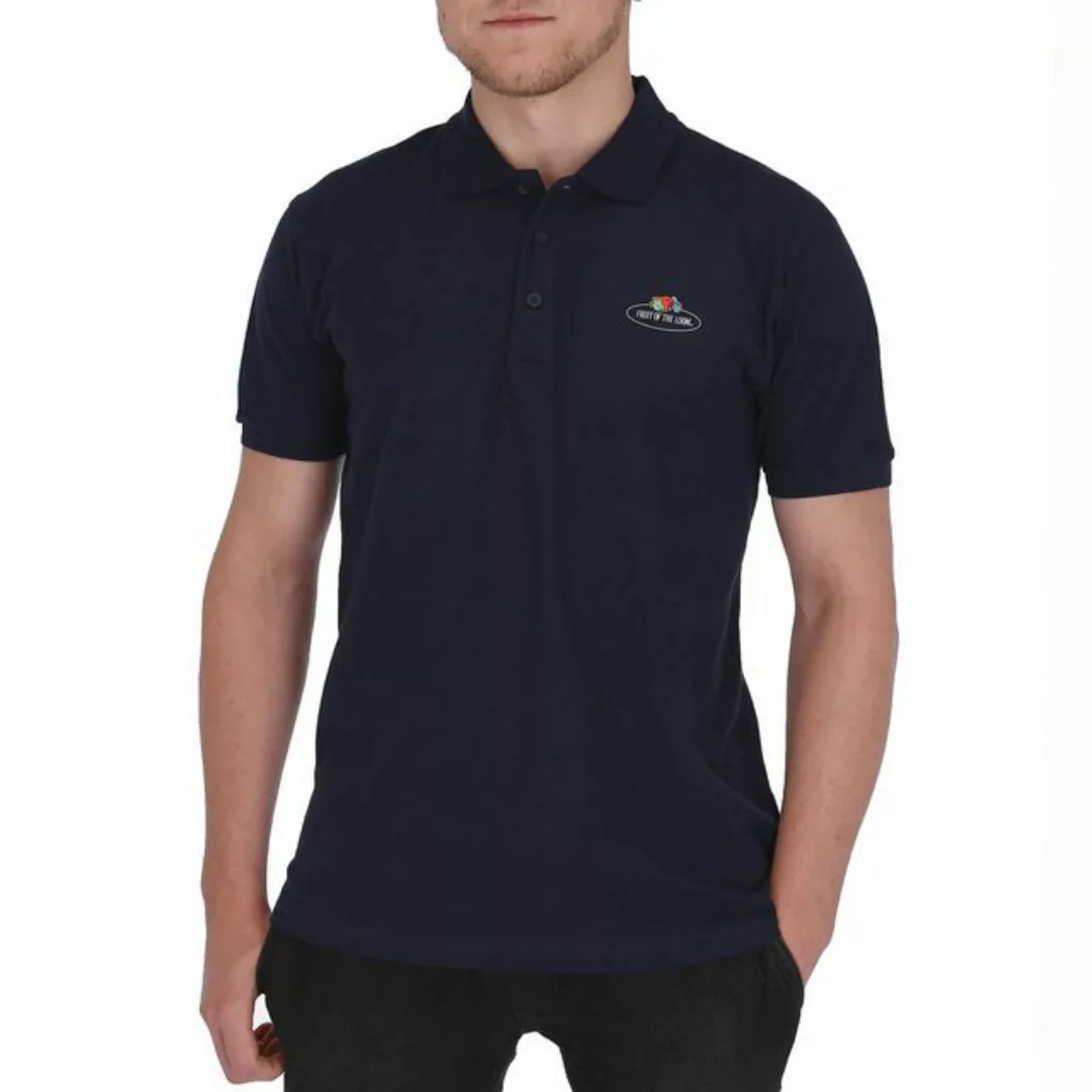 Fruit of the Loom Poloshirt Polo-Shirt mit Vintage-Logo günstig online kaufen