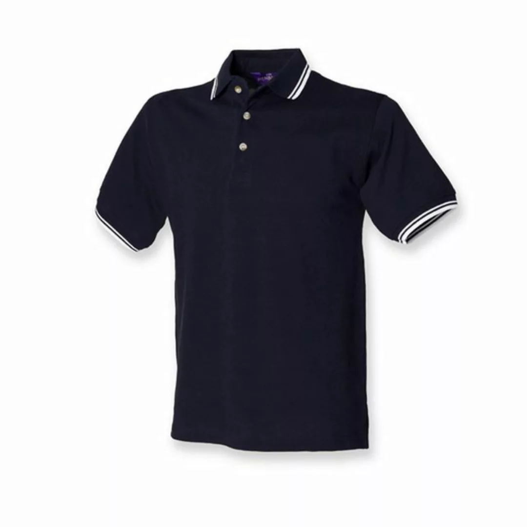 Henbury Poloshirt Tipped Collar And Cuff Poloshirt Herren günstig online kaufen
