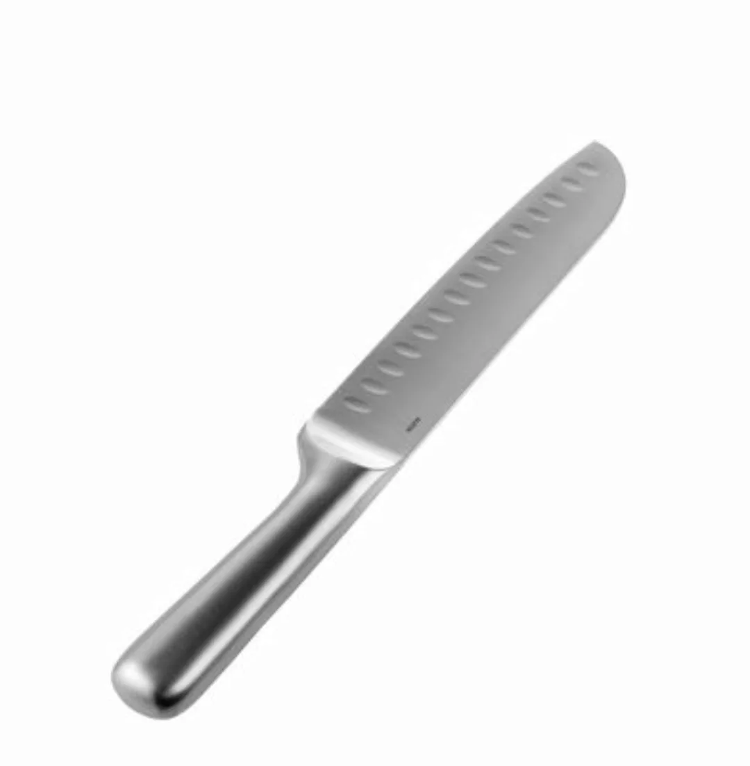 Santoku Messer Mami metall / L 32 cm - Alessi - Metall günstig online kaufen