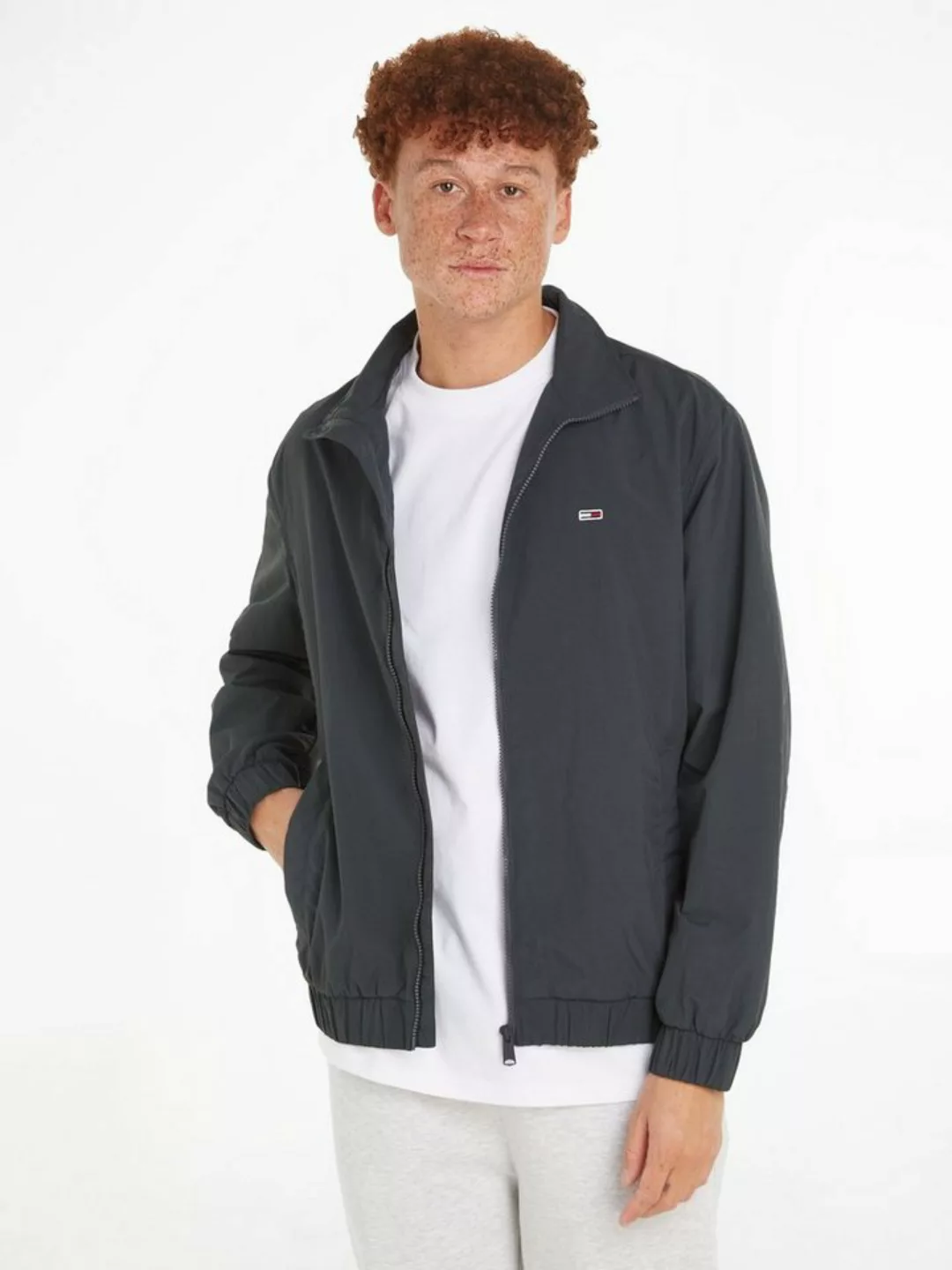 Tommy Jeans Kurzjacke TJM ESSENTIAL JACKET EXT Bomberjacke mit Stehkragen günstig online kaufen