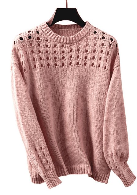 Nebelmeer Strickpullover Strickpullover Pullover Damen Herbst Winter Pullov günstig online kaufen