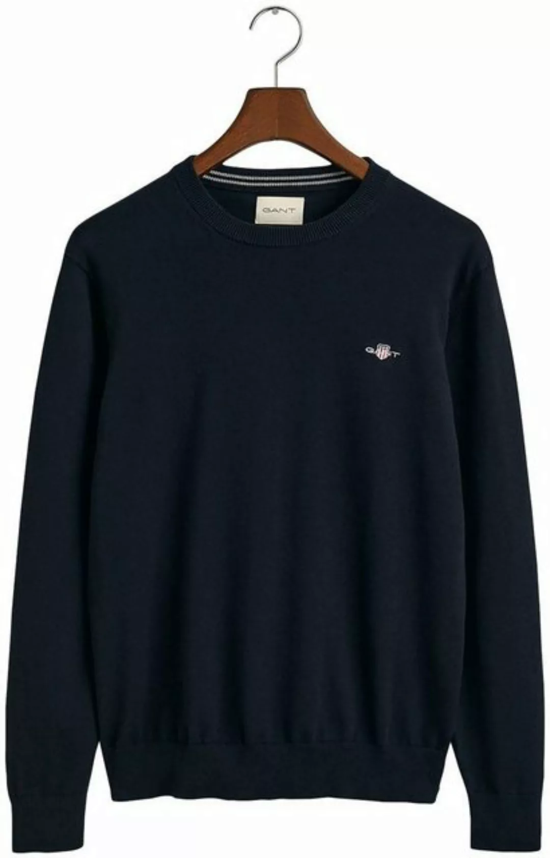 Gant Rundhalspullover CLASSIC COTTON C-NECK Premium Strickpullver aus weich günstig online kaufen