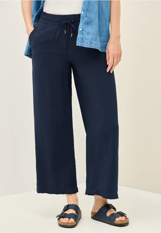 Cecil Stoffhose "Style Neele", Sommerhose 7/8 Twill mit Struktur günstig online kaufen