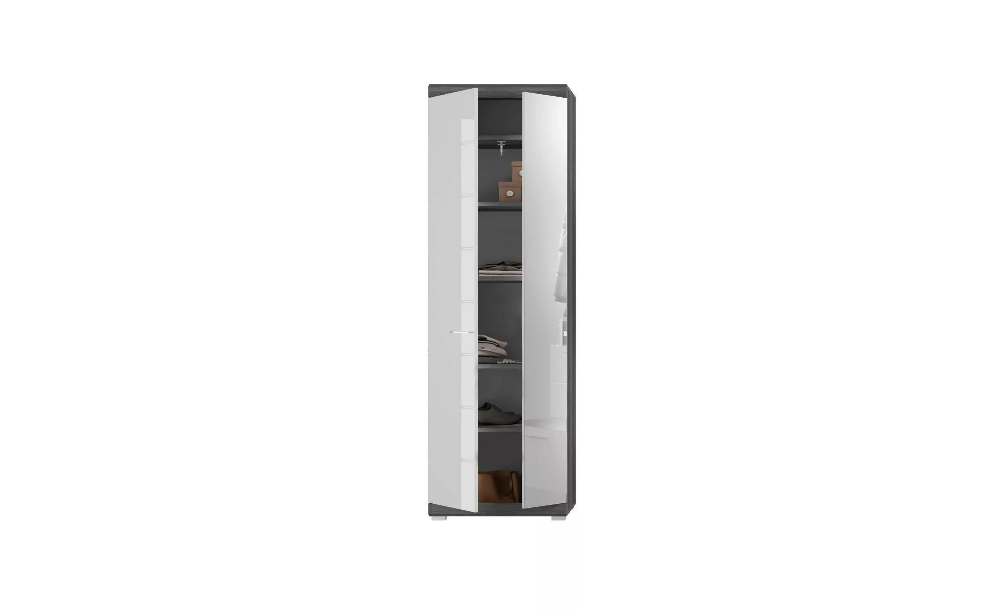 möbelando Garderobenschrank 62 x 197 x 37 cm (B/H/T) günstig online kaufen