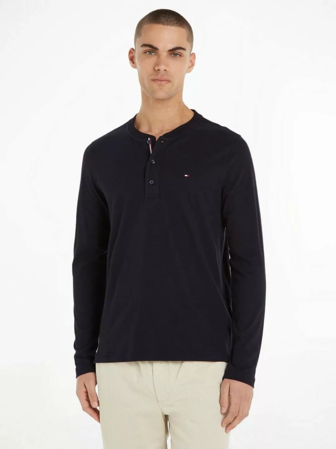 Tommy Hilfiger Langarmshirt HENLEY LS TEE günstig online kaufen